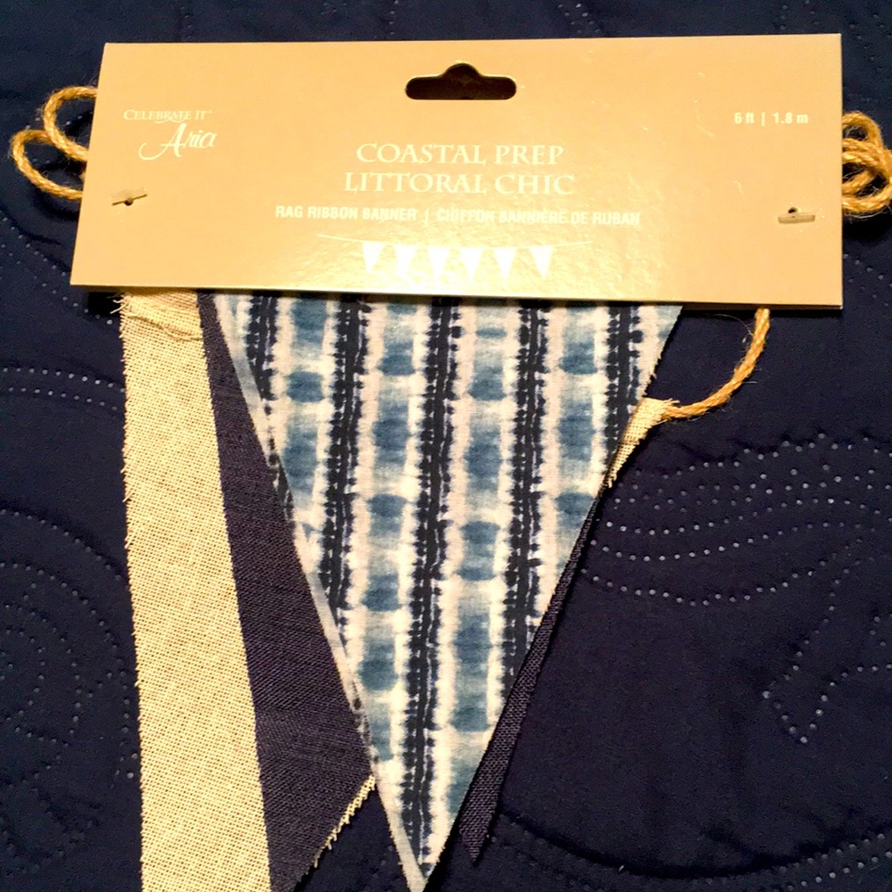 Coastal Rag Ribbon Banner